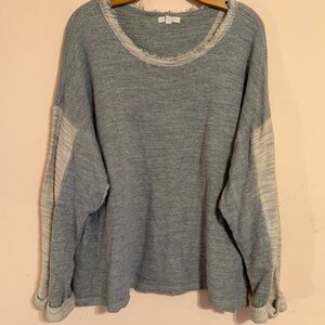 Gray Contrast Pullover